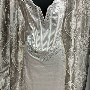 Banjul Silver Embellished dress new w tag